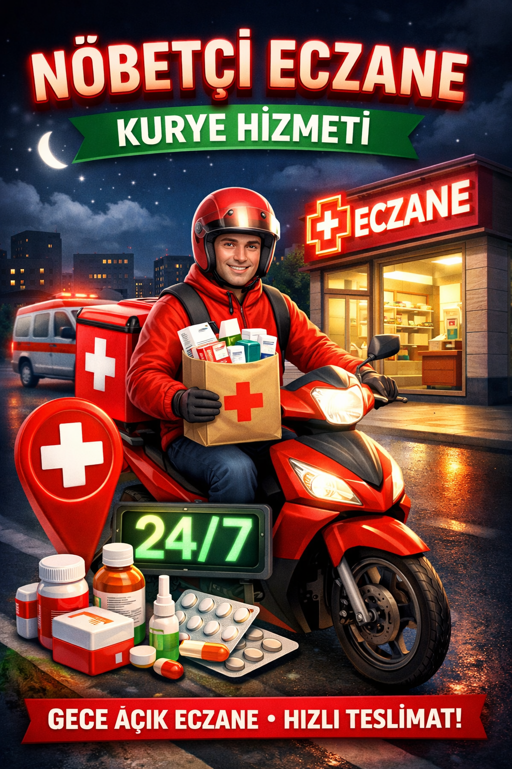 Nöbetçi Eczane Kurye Hizmeti